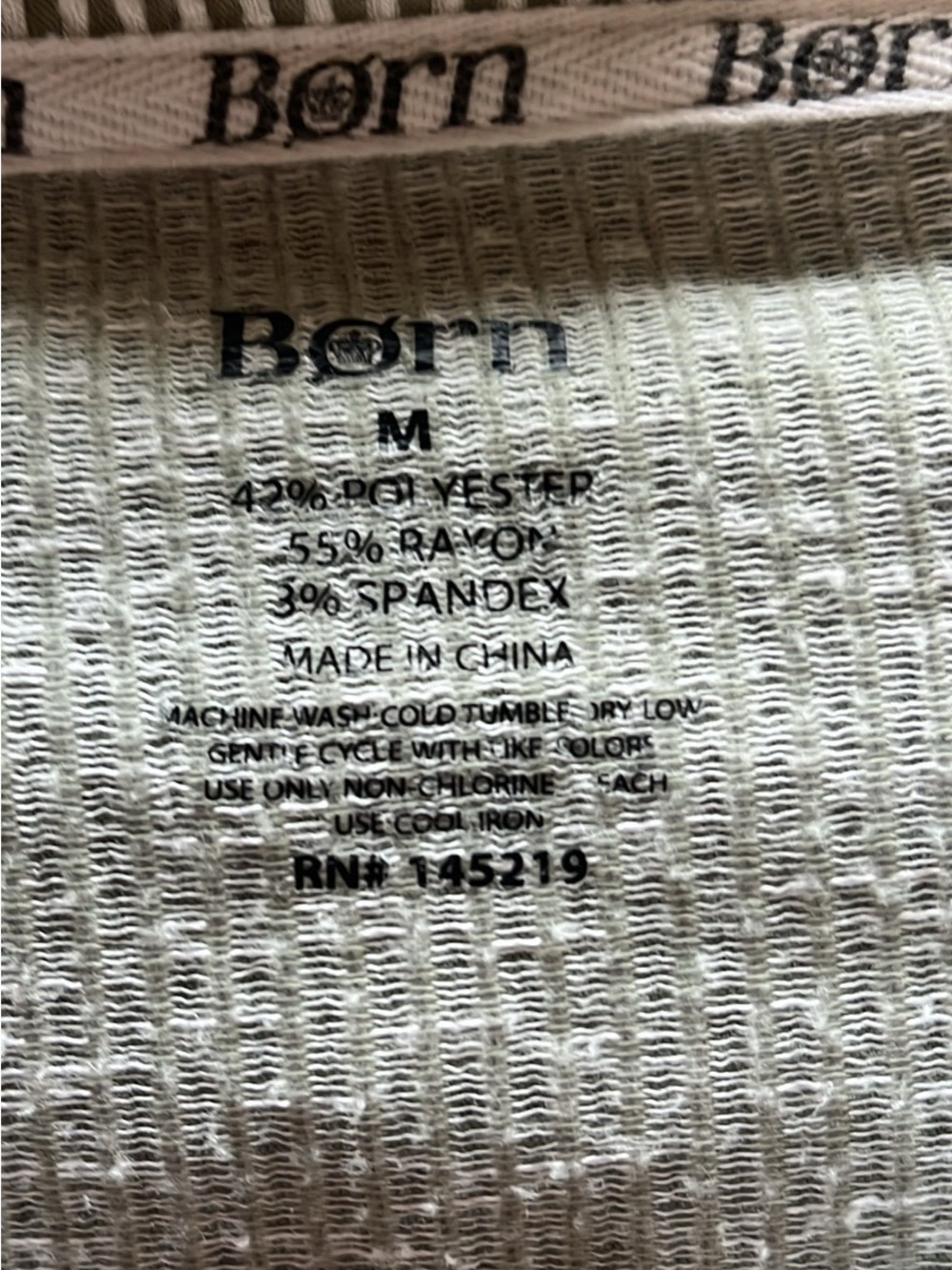 Born Striped Pajama Set in Light Blue and White - Picture 2 of 9